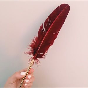 Plum Feather Pen